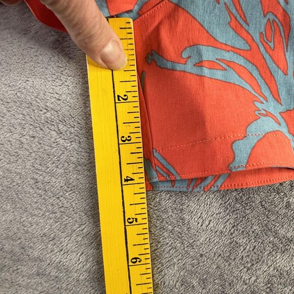 The North Face Shorts Womens 3X Orange Class V FlashDry Tropical Print NF0A81W2 - Picture 12 of 15